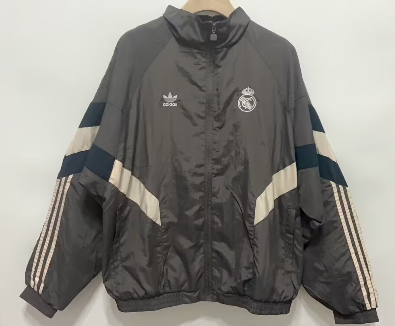 AAA Quality Real Madrid 24/25 Wind Coat - Dark Grey